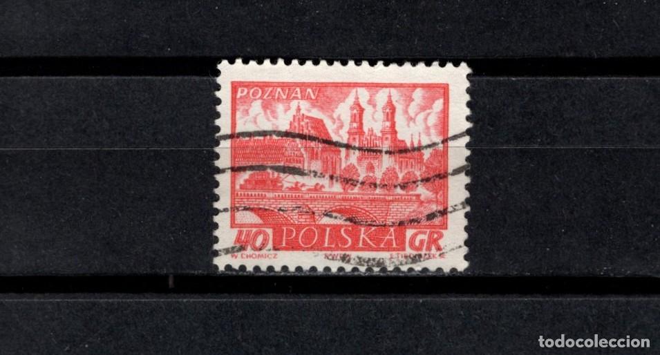 Selos: Sello usado. Ciudades. Poznan. 40 grosz. 1960. Yvert 1055