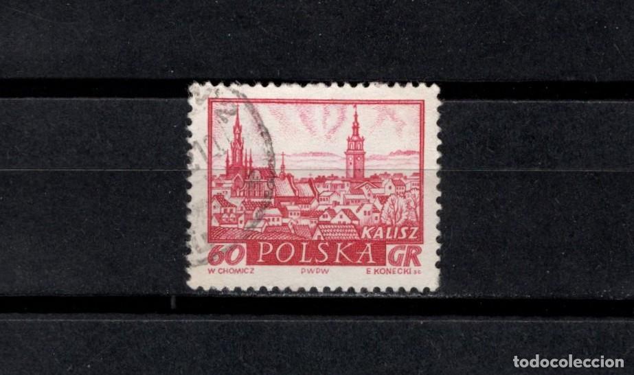 Selos: Sello usado. Ciudades. Kalisz. 60 grosz. Noviembre de 1960. Yvert 1057