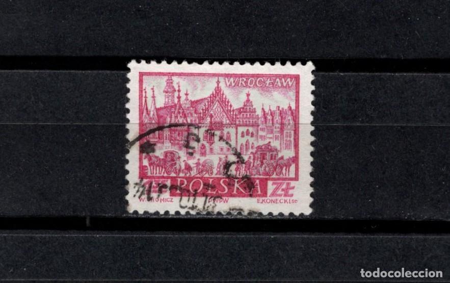 Selos: Sello usado. Ciudades. Wroclaw. 1,35 zloty. 1960. Yvert 1062