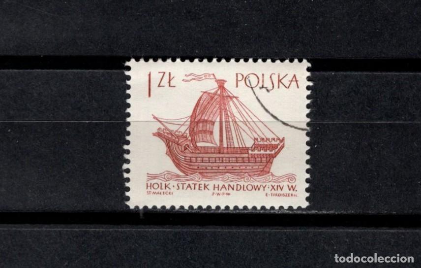 Sellos: Sello usado. Holk. Siglo XIV. 1 zloty. 1965. Yvert 1421.