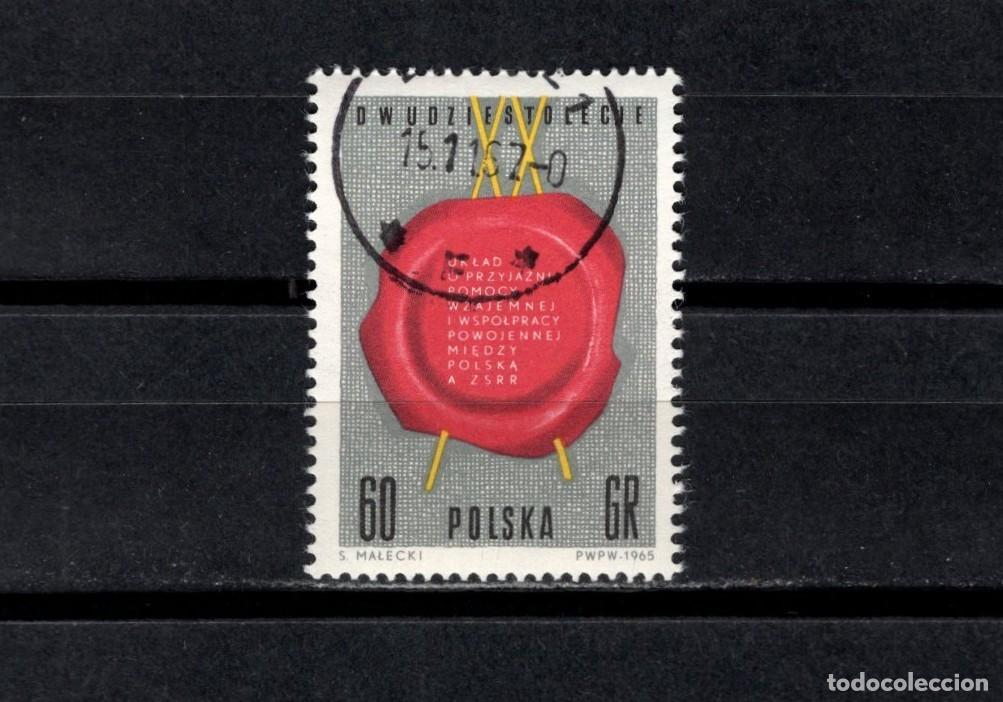 Sellos: Sello usado. XXX Aniversario tratado Amistad Polonia.U.R.S.S. 1965. Yvert 1433.