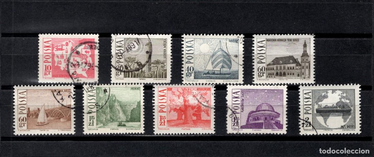 Francobolli: Sellos usados. Turismo. Serie completa. 1966. Yvert 1955/63.