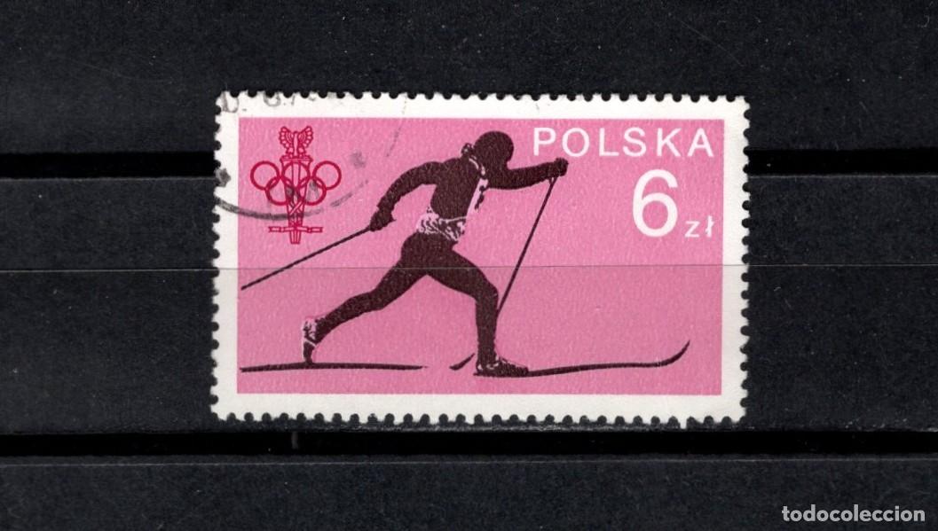 Timbres: Sello usado. LX Aniversario Comit&eacute; Ol&iacute;mpico polaco. 6 zloty. 1979. Yvert 2438.