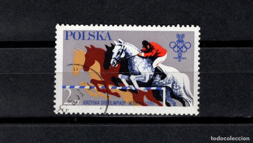 Timbres: Sello usado. Juegos Ol&iacute;mpicos Moscu 80. 2 zloty. 1980. Yvert 2491.