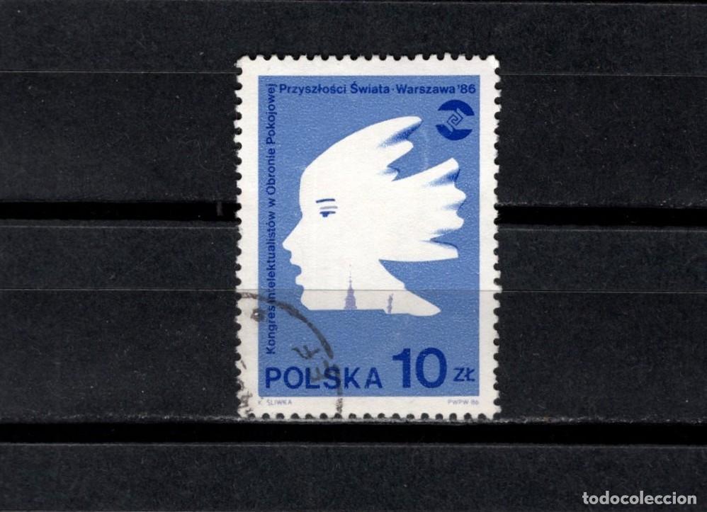 Sellos: Sello usado. Congreso por la paz en el mundo. 10 zloty. 1986. Yvert 2823.