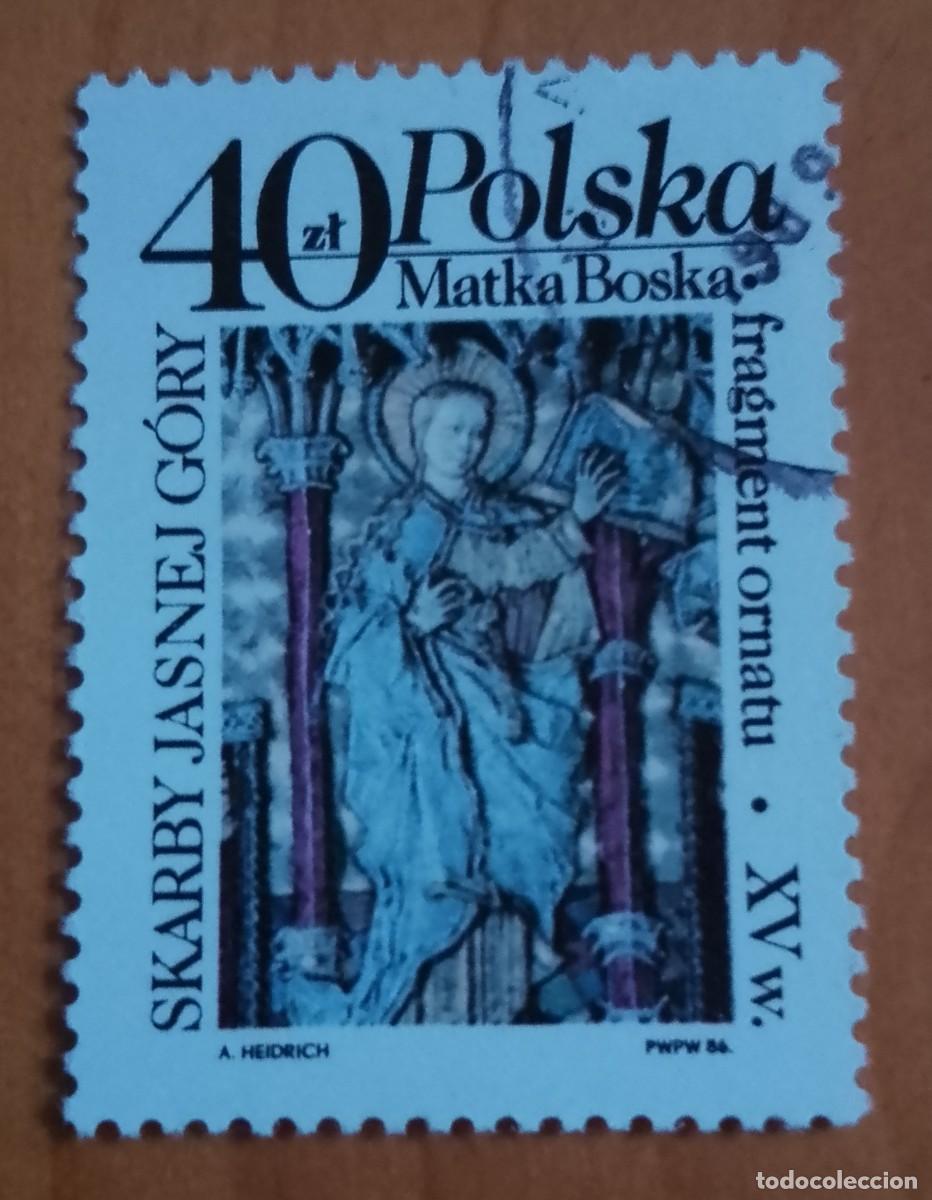 Stamps: POLONIA - V/F 40 ZT - MATKA BOSKA, LA MADRE DE DIOS - VER DESCRIPCI&Oacute;N