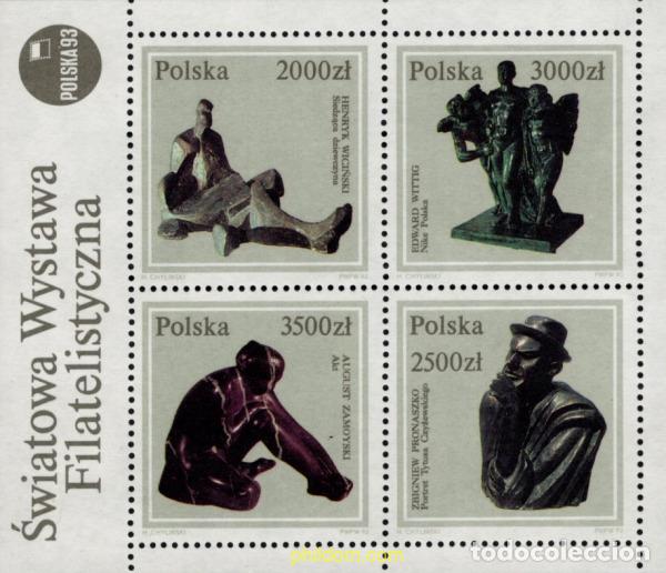 Stamps: 168872 MNH POLONIA 1992 ESCULTURAS DEL MUSEO NACIONAL DE VARSOVIA