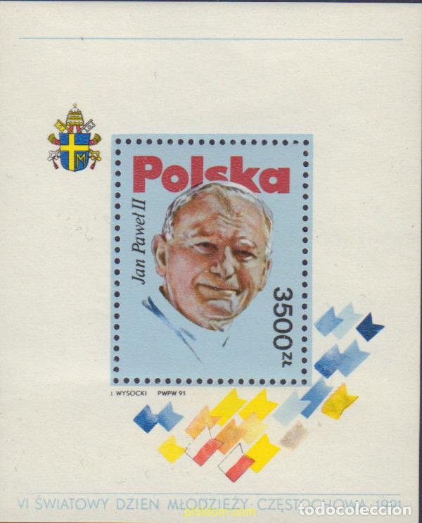 Stamps: 168799 MNH POLONIA 1991 DIA MUNDIAL DE LA JUVENTUD A CZESTOCHOWA