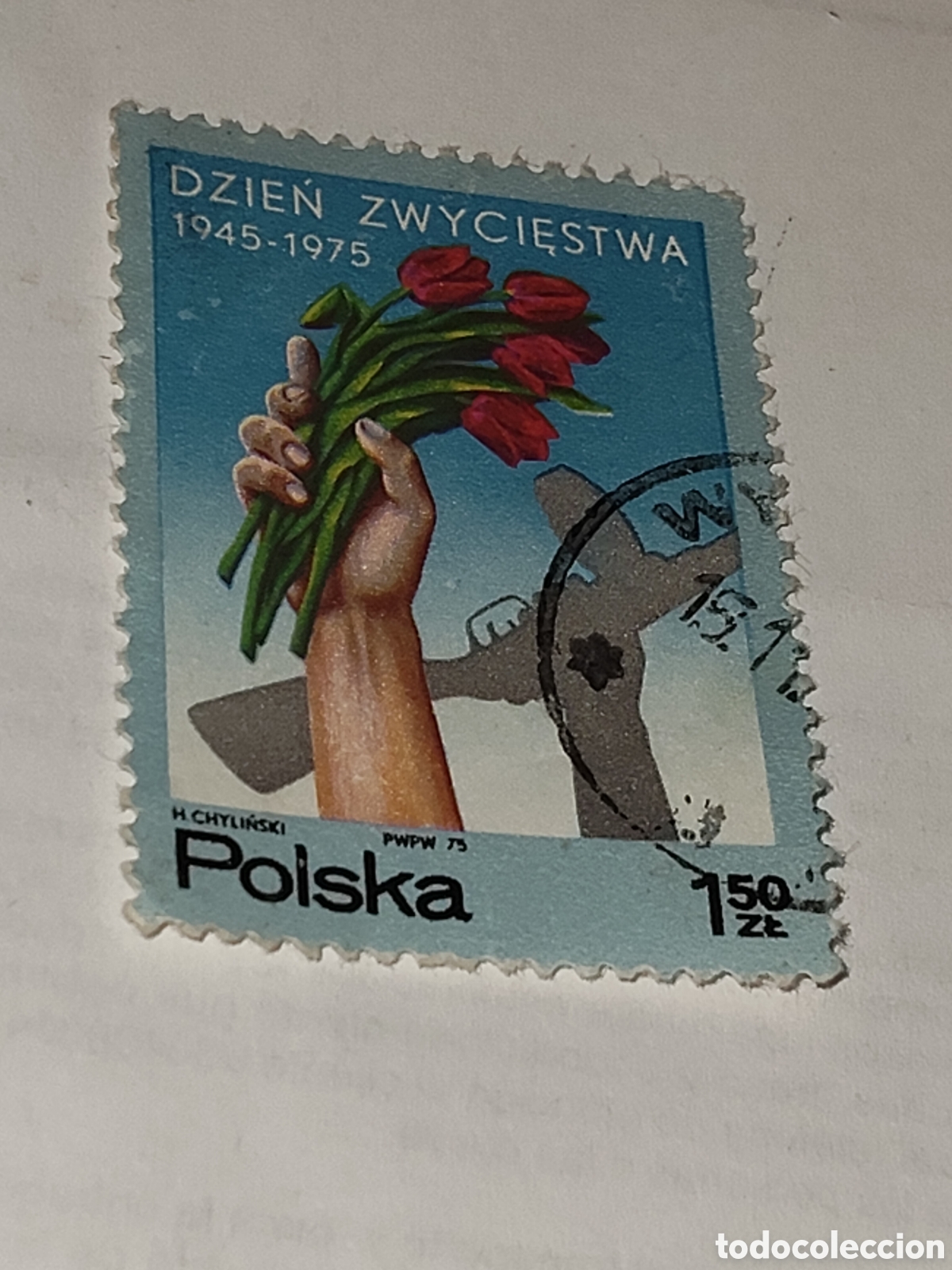 Sellos: Sello de Polonia 30 aniversario de la victoria Dzienzwyciesthua 1975