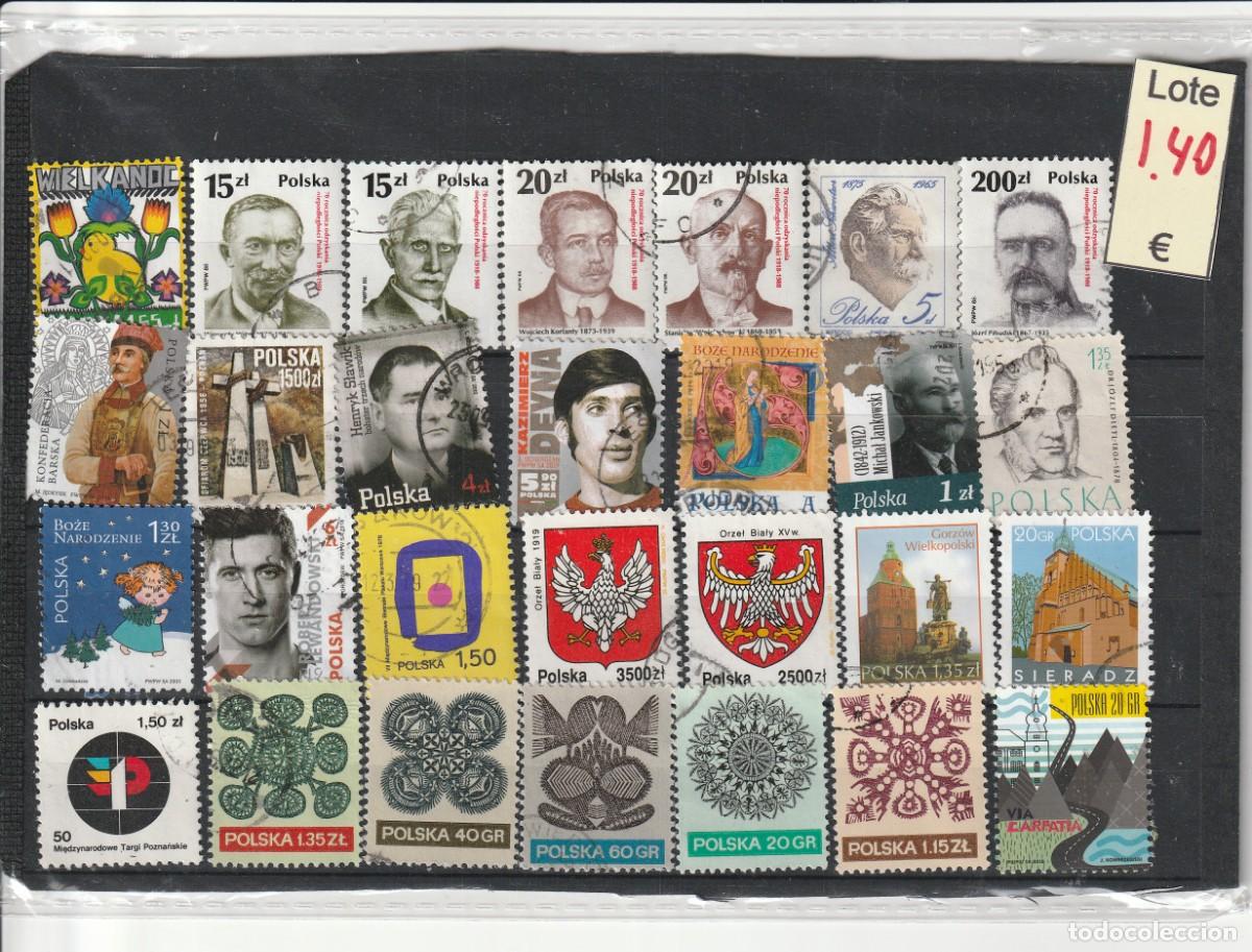 Sellos: Lote diferentes Polonia (1019