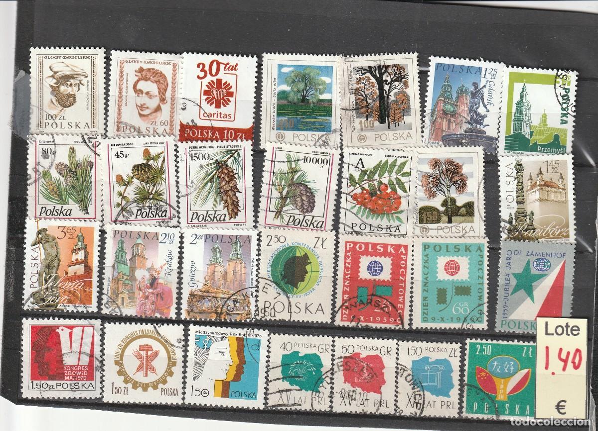 Briefmarken: lote diferentes Polonia (1020)