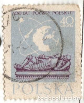 Sellos: Polonia. 40&ordm; Anv Sello Postal, 1950. YT-921A. Usado