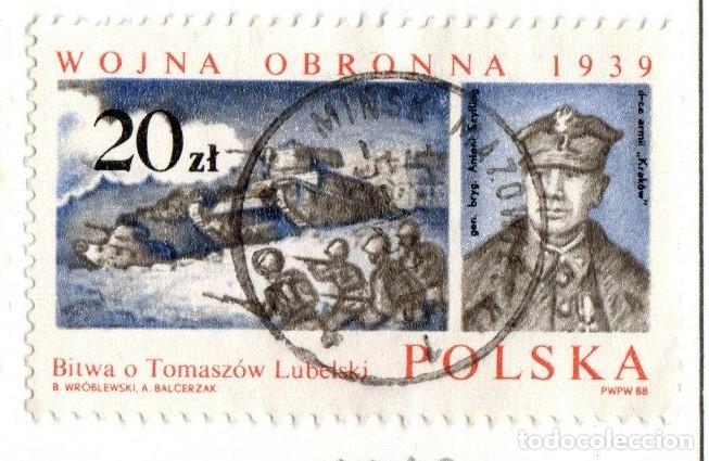 Sellos: Polonia. Anv de la Guerra contra el invasor, 1988. YT-2967. Usado