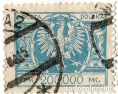 Sellos: Polonia. &Aacute;guila, 1924. YT-282. Usado
