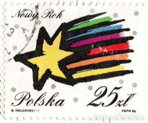 Sellos: Polonia. Navidad, 1986. YT-2878. S. completa. Usado