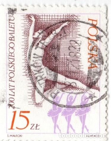 Sellos: Polonia. Danza, 1985. YT-2817. Usado