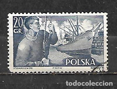 Sellos: 1956: Marina mercante - S.S. Pokoj (usado)
