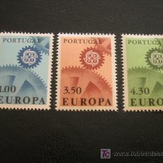 Sellos: PORTUGAL 1967 IVERT 1007/9 *** EUROPA. Lote 26592003