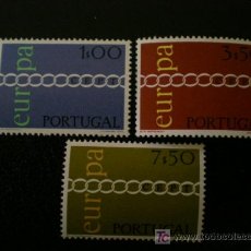 Sellos: PORTUGAL 1971 IVERT 1107/9 *** EUROPA. Lote 20393784