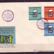 Sellos: PORTUGAL SPD 1057/59 - AÑO 1969 - 50º ANIVERSARIO DE LA ORGANIZACION INTERNACIONAL DEL TRABAJO