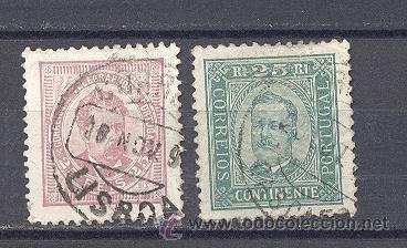 Sellos: PORTUGAL- 1882-1893-usados