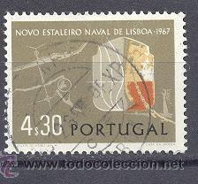 Sellos: PORTUGAL- 1967-YVES TELLIER 1020-