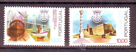 Briefmarken: PORTUGAL***.A&Ntilde;O 1982.YVERT 1534/1535.FIGUEIRA DA FOZ.ESCUDOS CIUDADES.