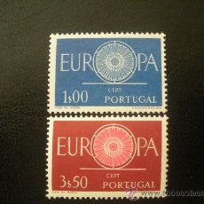 Sellos: PORTUGAL 1960 IVERT 879/80 *** EUROPA . Lote 27881992