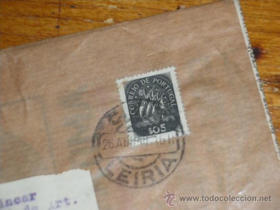 Sellos: CORREO PORTUGUES, LEIRIA. FAJIN DEL PERIODICO LA VOZ DE FATIMA.