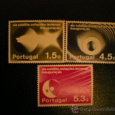 Sellos: PORTUGAL 1974 IVERT 1214/6 *** COMUNICACIONES POR SATELITE . Lote 35770612