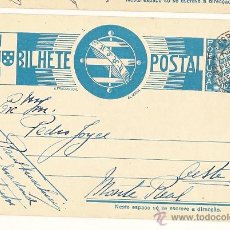 Sellos: PORTUGAL & BILHETE POSTAL, BILHETE POSTAL, SÃO MARTINHO DO PORTO, MONTE REAL 1936 (157)