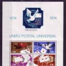 Sellos: PORTUGAL 1974 HB IVERT 15 *** CENTENARIO DE LA UNIÓN POSTAL UNIVERSAL - U.P.U.