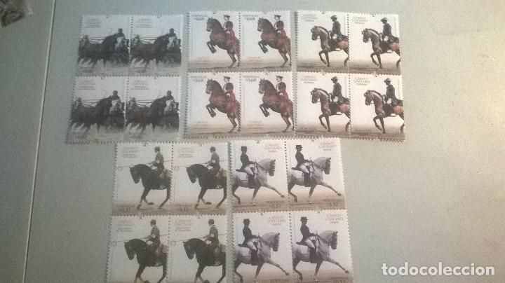 Timbres: PORTUGAL-The Lusitano Horse - BLOQUE DE 4