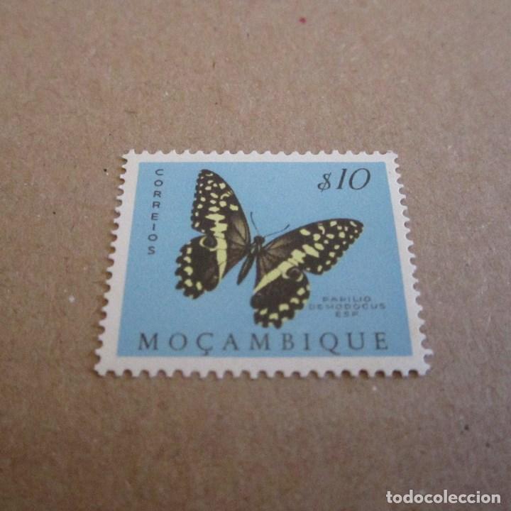 Briefmarken: MOZAMBIQUE MO&Ccedil;AMBIQUE , COLONIA PORTUGAL , YVERT N&ordm; 419**, MARIPOSAS FAUNA INSECTOS