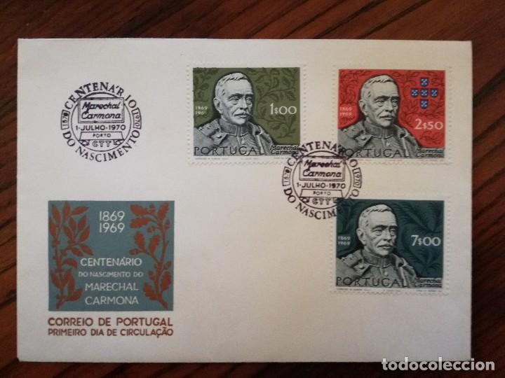 Selos: 1970.PORTUGAL.CENTENARIO NACIMIENTO MARISCAL CARMONA.