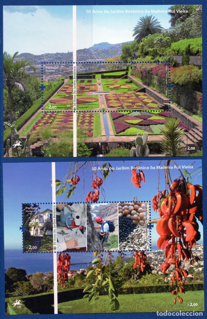 Timbres: PORTUGAL.- ISLA DE MADEIRA. DOS HOJAS BLOQUE A&Ntilde;O 2010, EN NUEVAS