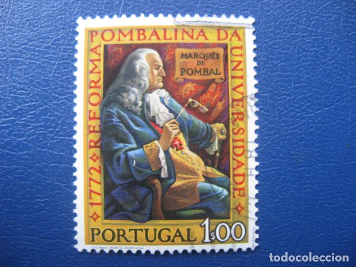 Sellos: Portugal,1972 marques de pombal, Yvert 1162