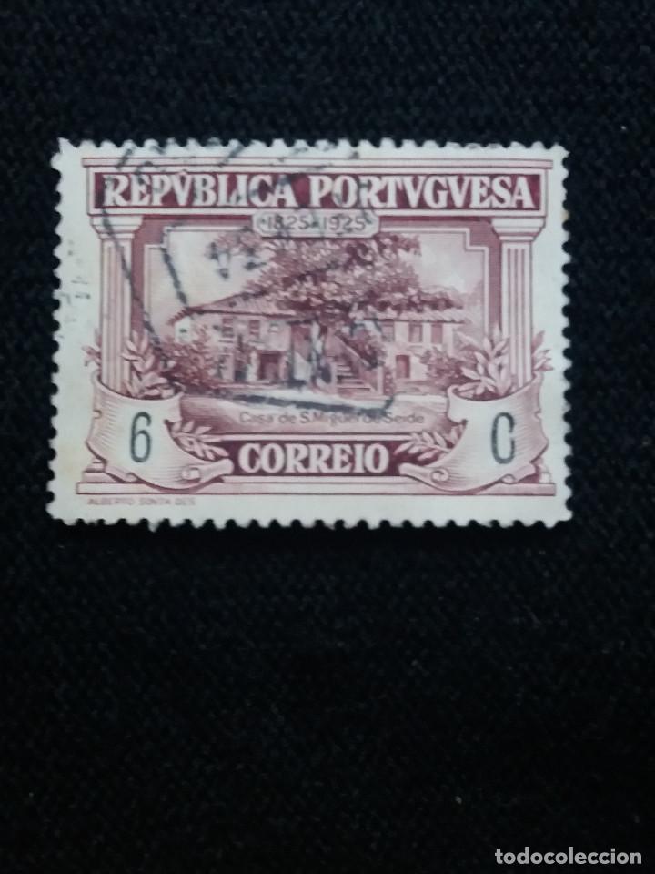 Sellos: REPUBLICA PORTUGAL, 6 C, A&Ntilde;O 1925.