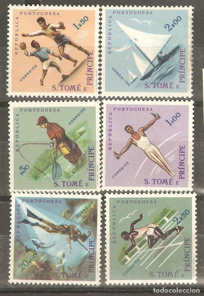 Selos: STO.TOME Y PRINCIPE, CAT.YT.377 A 382,