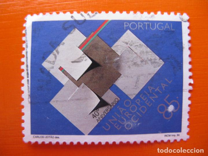 Selos: -portugal 1994, 40 aniv. de la UEO
