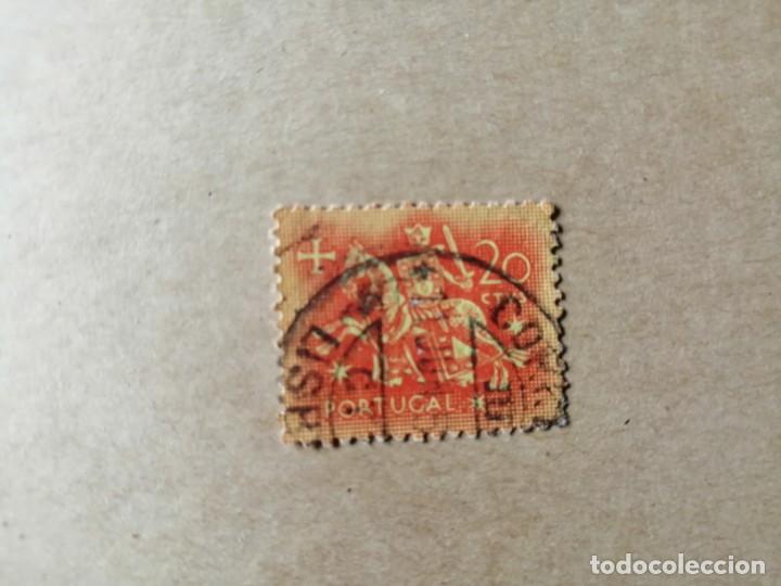 Timbres: PORTUGAL- VALOR FACIAL 20 CENTAVOS - ESCUDO Y CABALLERO MEDIEVAL, REY DINIS