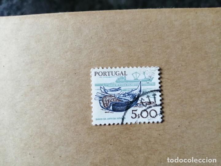 Timbres: PORTUGAL- VALOR FACIAL 5$00 - BARCO DE ARTE DA NAVEGA - A&Ntilde;O 1978 - NRO 1369