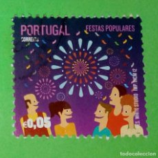 Sellos: PORTUGAL 2012, FESTAS POPULARES. USED. Lote 199278178