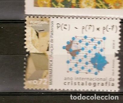 Sellos: Portugal ** & A&ntilde;o Internacional de la Cristalograf&iacute;a, Funci&oacute;n Patterson, Matem&aacute;ticas 2014 (7577)