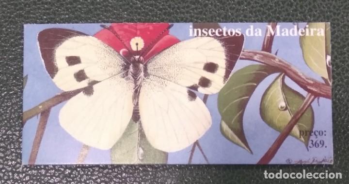 Timbres: Carnet Sellos Madeira Portugal a&ntilde;o 1997 Fauna Mariposas
