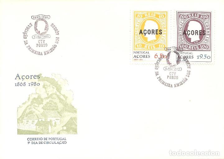 Selos: SPD -FDC AZORES-PORTUGAL, PRIMERA EMISI&Oacute;N, 1980