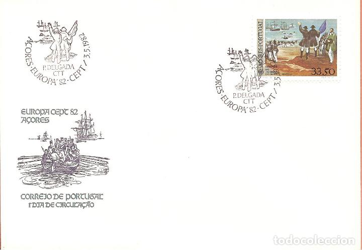 Selos: SPD -FDC AZORES-PORTUGAL, TEMA EUROPA, 1982,