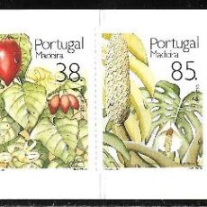 Sellos: PORTUGAL MADEIRA 1992. FRUTAS Y PLANTAS SUBTROPICALES. YT C-160A. NUEVO MNH