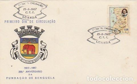 Sellos: Angola & Portugal Ultramar,350 A&ntilde;os de la Fundaci&oacute;n del Ayuntamiento de Benguela 1967 (2424)