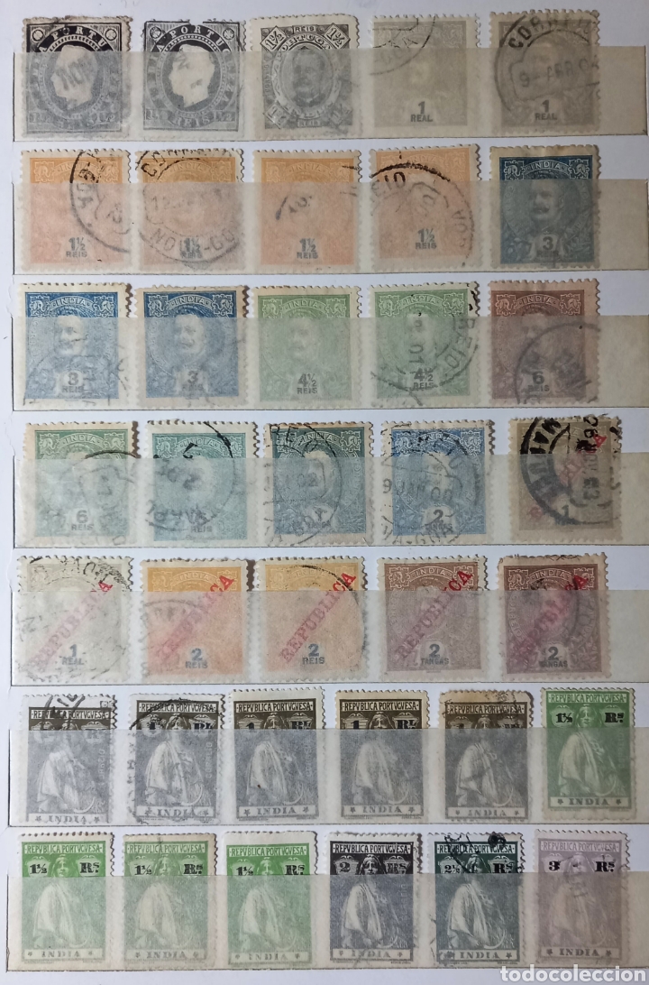 Briefmarken: Colecci&oacute;n de sellos de India Portuguesa